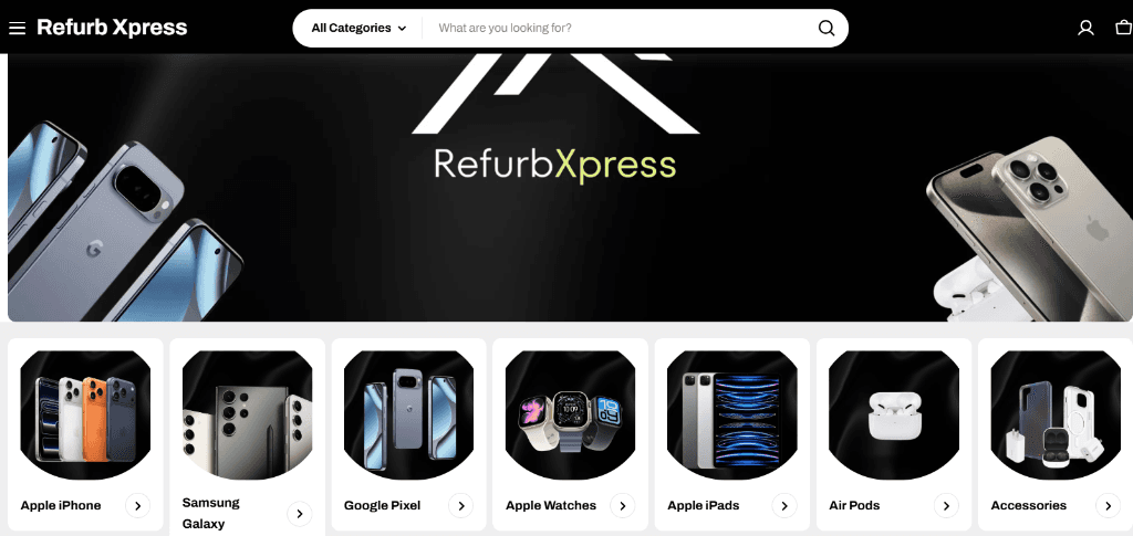 Tablet Website Preview